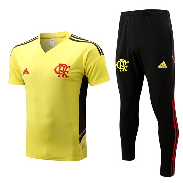 Trikot Flamengo Komplett-Set 2022-2023 Gelb